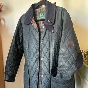 Quilted Navy Jacket by Oxford
